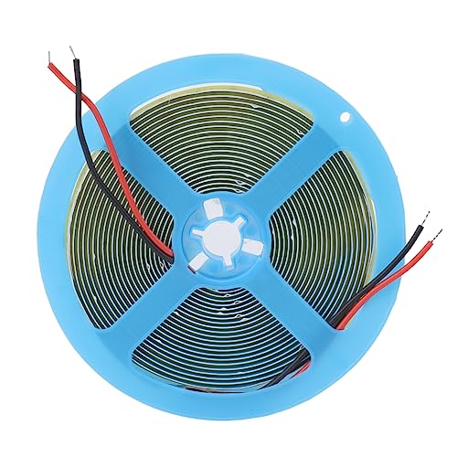 Franja de Luz LED, Tira de Silicio ángulo Haz 180 ° 5m Protección Ojos Excelente Durabilidad COB Luz Flexible (#1)