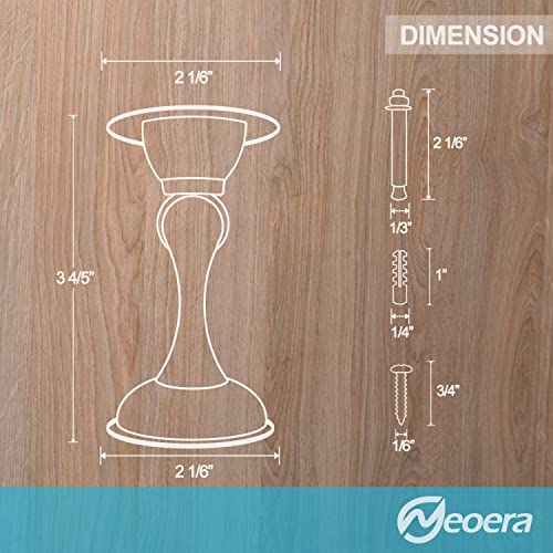 Neoera Magnetic Door Stopper (Matte Black Color) No Drilling Strong Adhesive Mount Door Stopper Strong Magnetic Door Catch For Hold Door Open, Anti-Rust, Heavy Duty For Various Door Types 1Pack #TOP5