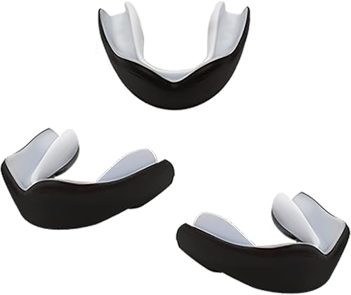 Paquete de 3 protectores bucales para niños y jóvenes, protectores bucales para boquilla, dientes para MMA, boxeo, rugby, kickboxing, taekwondo