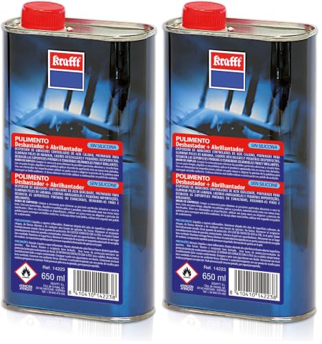 Krafft Pulimento Coche para Eliminar Arañazos Superficiales –650 ml (Paquete de 2)