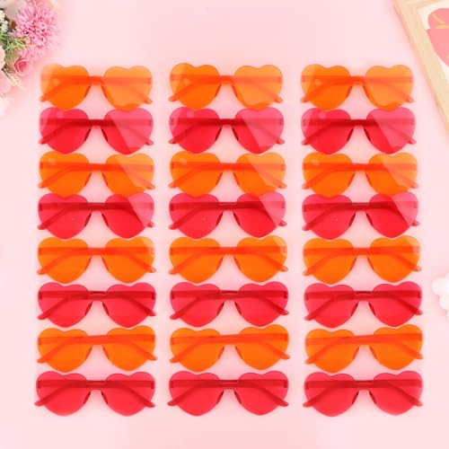 Image of Heart Sunglasses 12 /18 /24 Pcs Heart Shaped Glasses for Women Cute Funny Party Glasses Party Favors Accessories