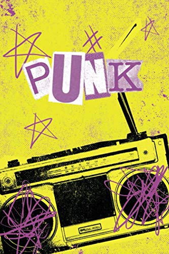 Punk: Cool Punk Rock notebook college lined, fun gift for kids, teens, women, men