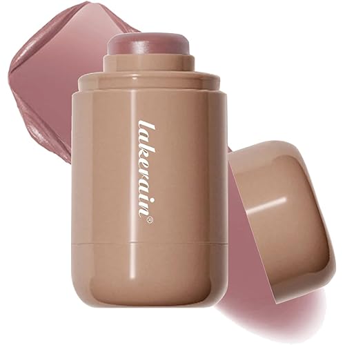 Cream Blush stick, Natural-Looking Matte Finish Makeup Blush stick, Hydrating Long Lasting Lightweight Blendable Blush for cheeks (#5 Soft Mauve, 1 PC)