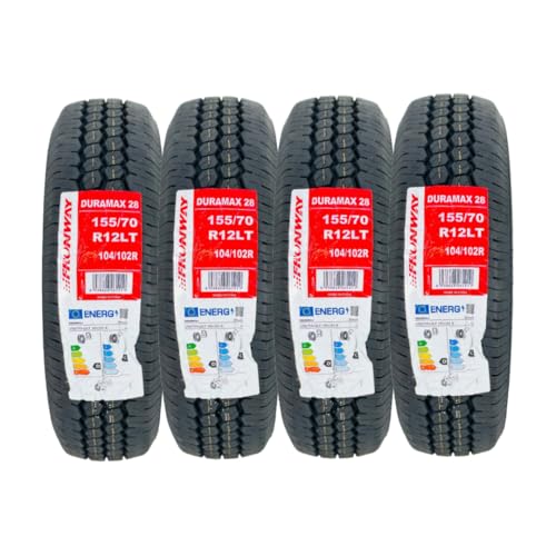155/70R12LT FRONWAY DURAMAX-28 104/102R Tyre – Heavy Duty Light Truck Tyre for Pickup, Van & Commercial Vehicles – High Load Capacity, Durable Tread | 155 70 12 LT (4)