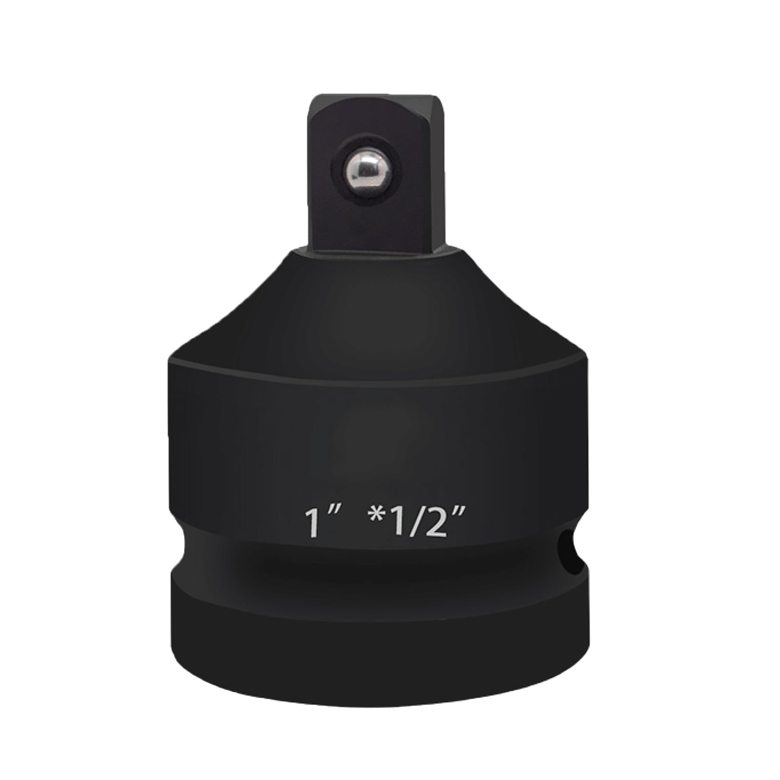 Senrise Black Impact Adaptor 1" To 1/2" Air Impact Sleeve Drive Pneumatic Reducer Converter Impact Tool For Impact Driver Conversions, Ratchet Wrenches (Pack Of 1)