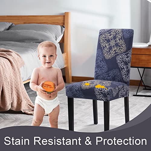 Sufdari Coprisedia per sedie da pranzo 4 pezzi