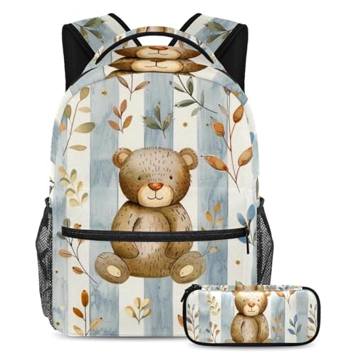 Sac à dos grande capacité ours mignon résoud le manque de place