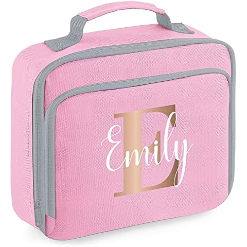 Purple Print House Rose Gold Lunch Bag Cover