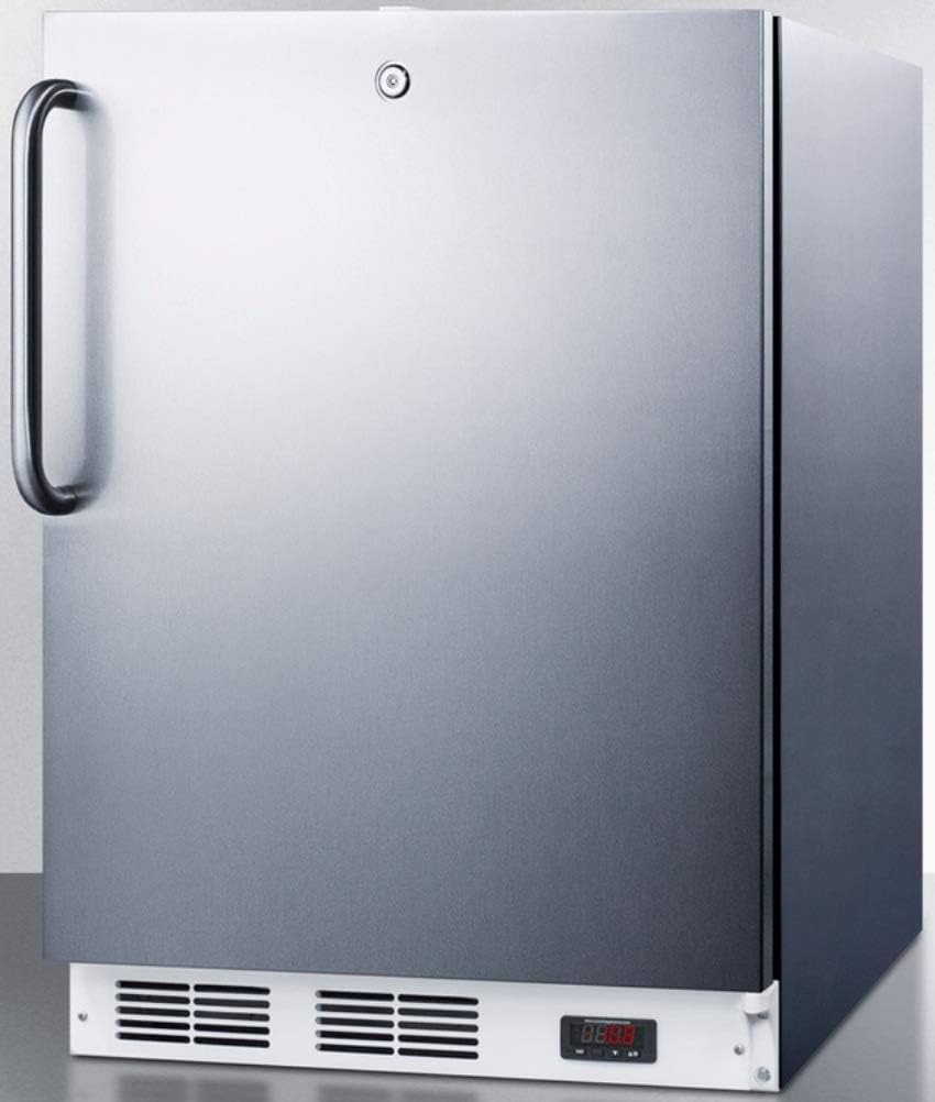Accucold 24” Medical Freezer, Built-in, 3.1 cu.ft., capacity, ADA Compliant, Stainless Steel- ACF48WCSSADA