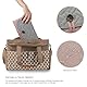 Hooolee® Wickelunterlage für Unterwegs, Baby Windeltasche Organizer Abwaschbar Tragbare Abwaschbar Windel Organizer Faltbare Wickelunterlage für Mamas Reisen (Rosa)