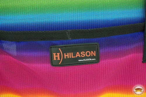Image of HILASON Horse Fly Sheet UV Protect Breathable Mesh Bug Mosquito Spring | Summer Horse Rug | Fly Rug