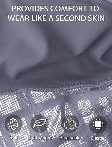 FEOYA Men's See Through Boxer Briefs Sexy Low Rise Bulge Pouch Trucks Mesh Sheer U Conves Lace Underpants4