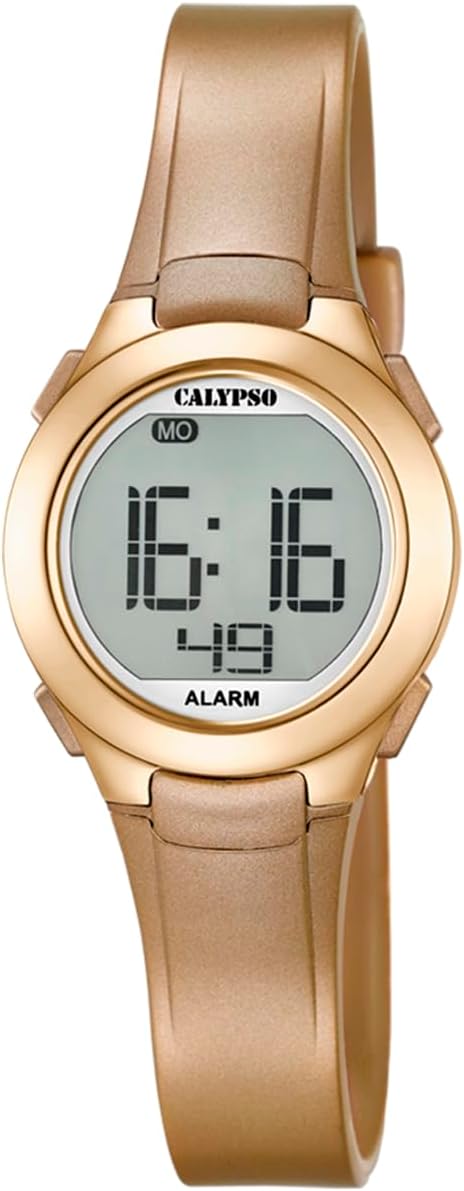 Calypso Unisex Digital Quarz Uhr mit Silikon Armband