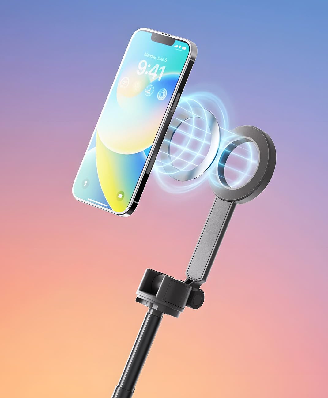 Somikon leggero: Set da 2 Selfie stick & treppiede per smartphone 2in1, Lunghezza selfie stick: fino a 166,5 cm, altezza treppiede: fino a 168 cm, compatibile con MagSafe (da viaggio, in alluminio)