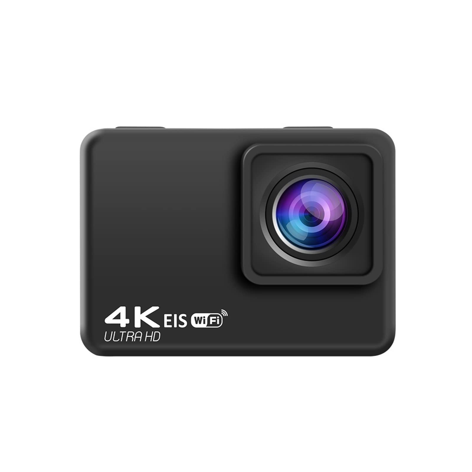 Action Cam, Action Camera 4K 60FPS Telecamere 24MP 2.0 Touch LCD 4X EIS Dual Screen Telecomando impermeabile Webcam Videoregistratore sportivo ,All'aperto, Sport, Video(Option 4,Single Screen S9)