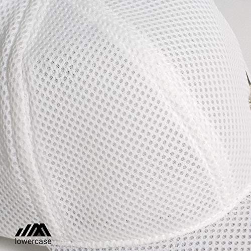 Image of lowercase Polyester Full Net /Full Air Mesh Baseball Cap with Curved Visor for Men & Women Free Size and Adjustable Strap