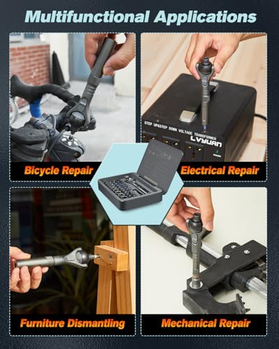 40-in-1 Saker Magnetic Ratchet Screwdriver Set w/ 180 Ball-Joint Handle and S2 Bits 26.78 + Free Shipping w/ P + 43% Off Code 8ME3BLWJ - image 8