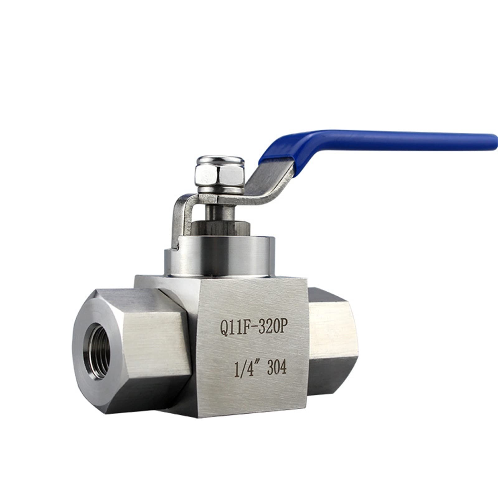 HDPHCRIUN 1/8 quot; 1/4 3/8 1/2 3/4 1 BSP Female High Pressure Ball Valve 304 Stainless Steel 1Pcs(0.75 Inch)