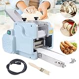 Commercial Electric Dumpling Skin Maker,110V 140W Electric Dumpling Wrapper Maker Round Wonton Dough
