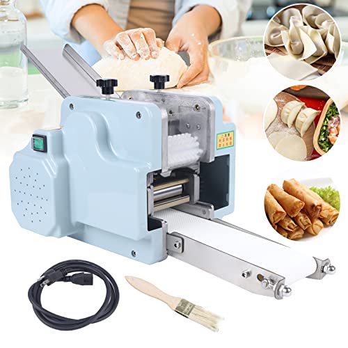 Commercial Electric Dumpling Skin Maker,110V 140W Electric Dumpling Wrapper Maker Round Wonton Dough Processing Machine,Support Square Mold,For Commercial Household Restaurant(3.15In,40 Pcs/Min) #TOP2