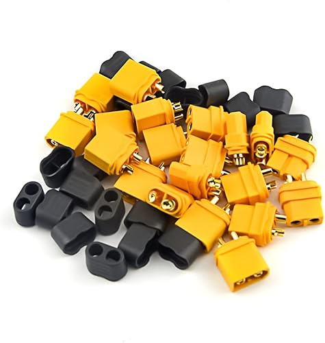 Miniatura 6 de XINGYHENG 20 unidades (10 pares) XT60H bala hembra macho conectores con funda de protección de cable para batería DIY RC coche impresora 3D