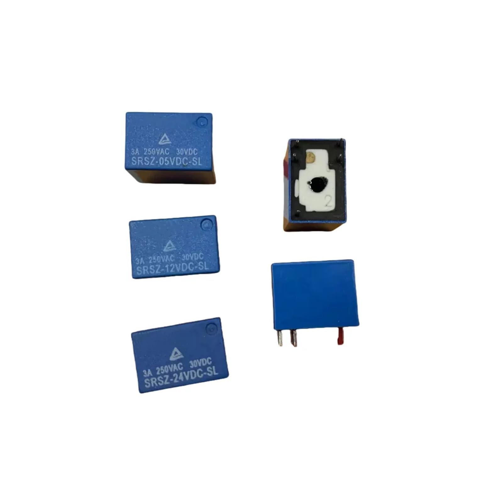 PKNVKZIDK 10PCS SRSZ-24VDC-SL 5 PINS 3A Signal Relay