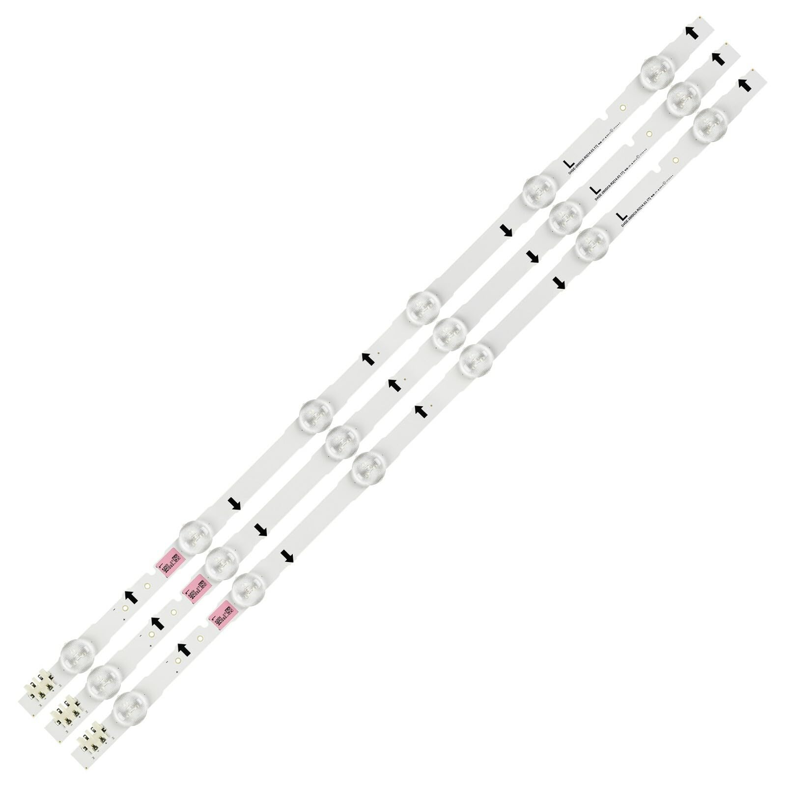 Generico kit 3 barre LED RETROILLUMINAZIONE compatibili con tv 28" samsung 2014SVS28HD D4GE-280DC0-R2 LT28E310EX UE28H 560mm 3V - ricambio premium