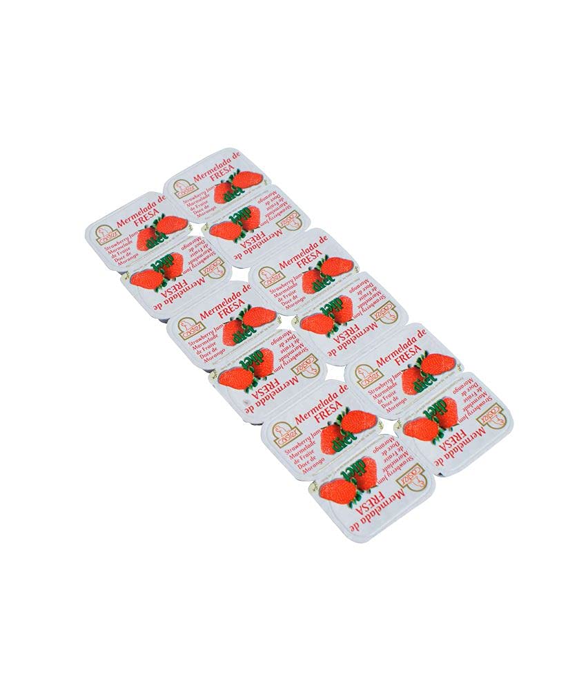 MERMELADA FRESA DIET CASTER MONODOSIS 20 GR (396 UNIDADES)