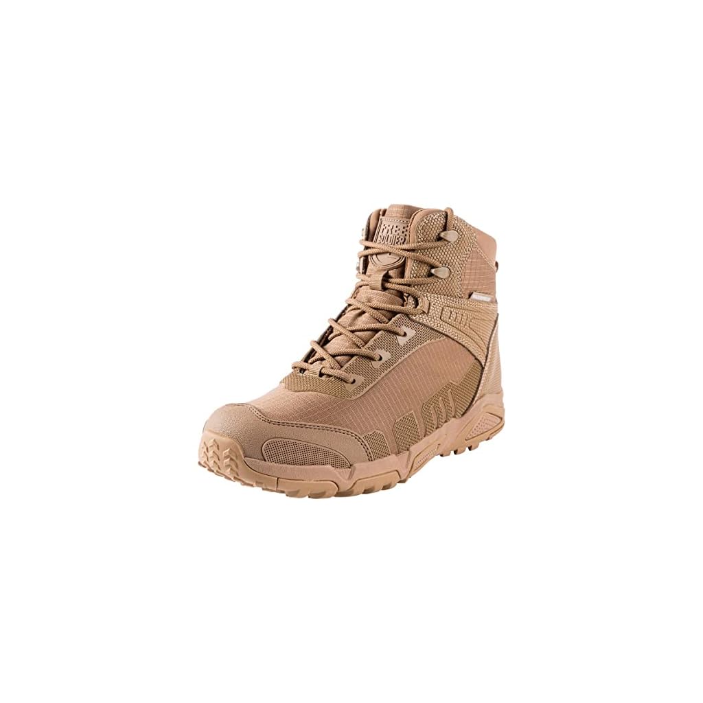 FREE SOLDIER Men's Waterproof Tactical Boots Breathable Military Army