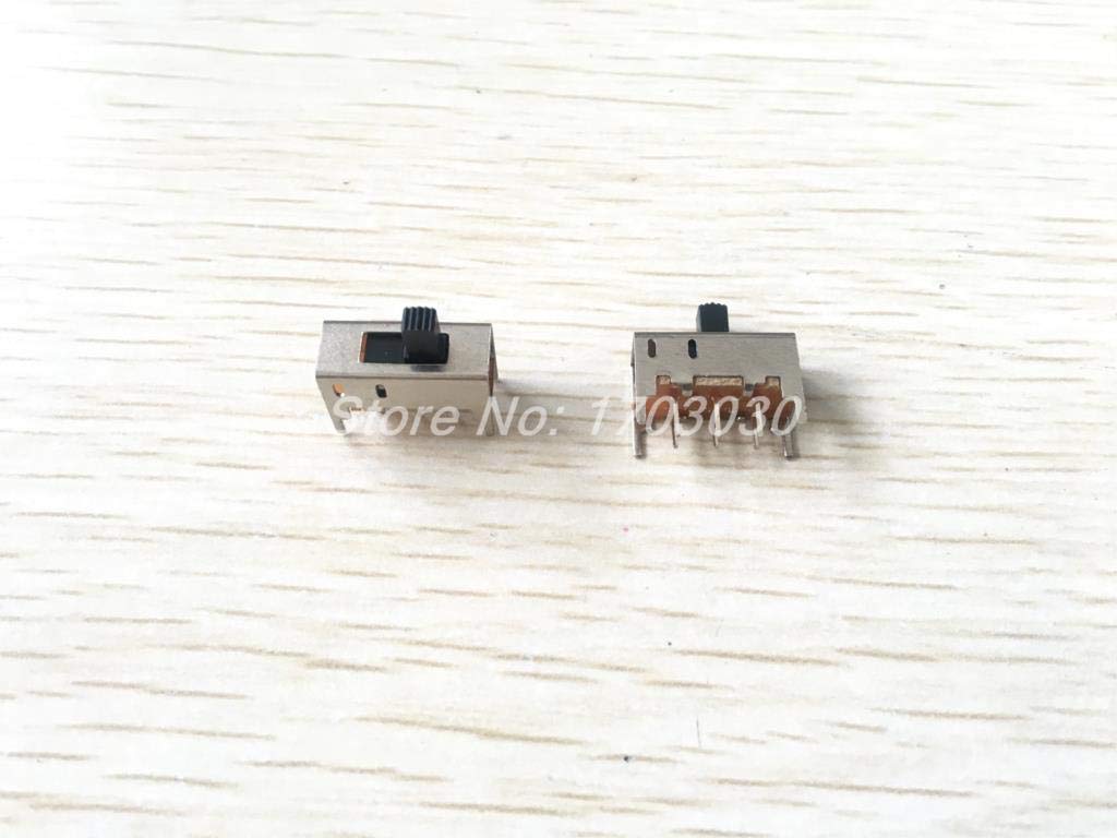 30 Pcs PCB DC 50V 0.3A 2 Position DPDT 2P2T Mini Vertical Slide Switch 6 Pin DIP