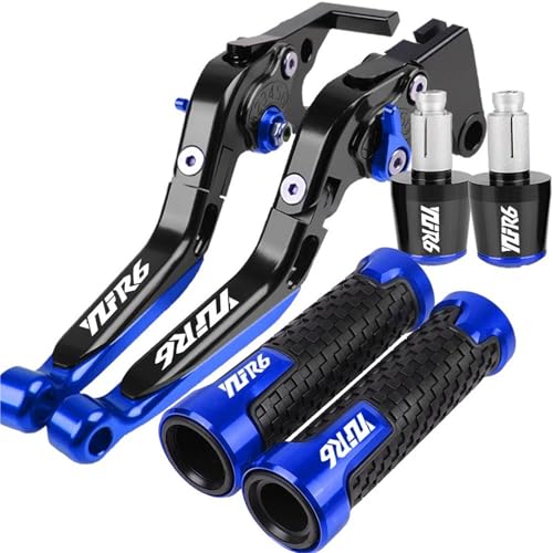 Leviers de frein d'embrayage Yamaha YZF-R6 avec poignées antidérapantes pour un contrôle précis