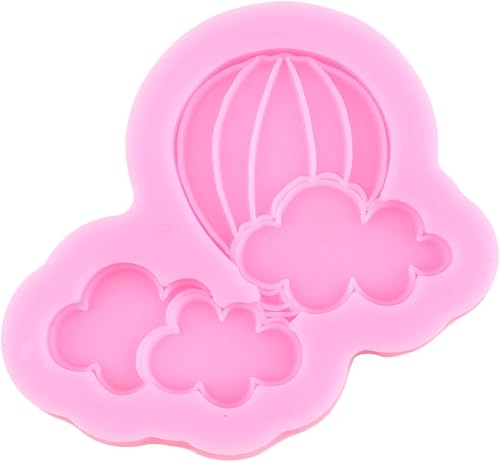 Miniatura 9 de Moldes de silicona para globos de aire caliente, para decoración de pasteles, decoración de cupcakes, pasta de goma de mascar de polímero de