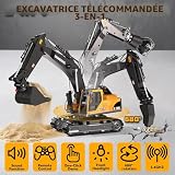 GraceDuck pelleteuse RC 3-en-1 à chenilles avec 3 outils métal photo 2