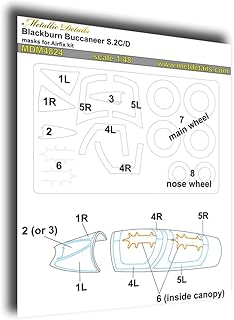 Metallic Details MDM4824 1/48 Blackburn Buccaneer S.2C/D. Masks