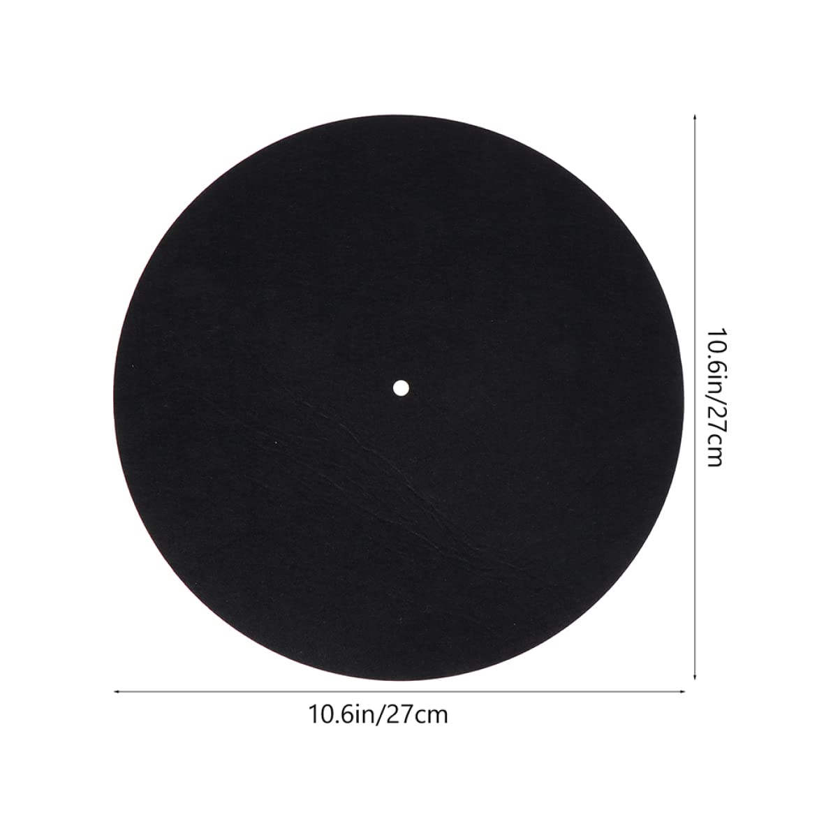 Gadpiparty 4Pcs Static Vinyl Record Protective Mat Thickness Reduces Vibration Noise for Enhanced Audio Quality Durable Disc Protective Pad for Turntable Use