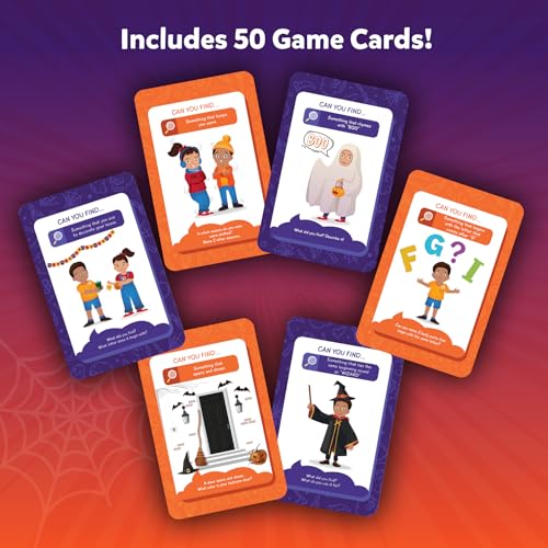 skillmatics card game - found it halloween scavenger hunt educational learning toys perfect for indoor or outdoor play classrooms party games gifts for kids and families for ages 4 5 6 7