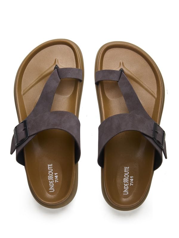 Image of UNDERROUTE mens Underroute Urgh 05 Stylish Durable Soft Footbed Synthetic Casual Sandals for Men Sandal