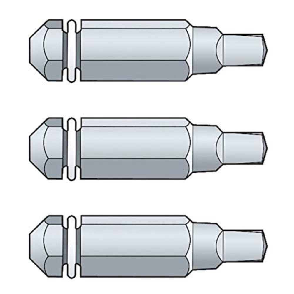 Simpson Strong Tie BIT2S-RC3 Simpson Strong Tie BIT2S-RC3 2 Square Drive 2" Power Bit (3 Pack)