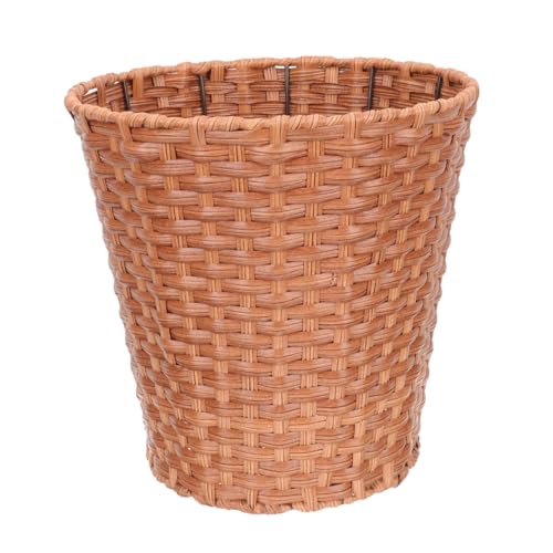Alipis Cubo De Almacenamiento Imitación Ratán Ligero y Resistente Cesta Organizadora Decorativa Para Sala Cocina y Baño Para Ordenar Objetos Domésticos