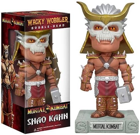 Funko Wacky Wobbler Bobble Cabeza Mortal Kombat Shao Khan