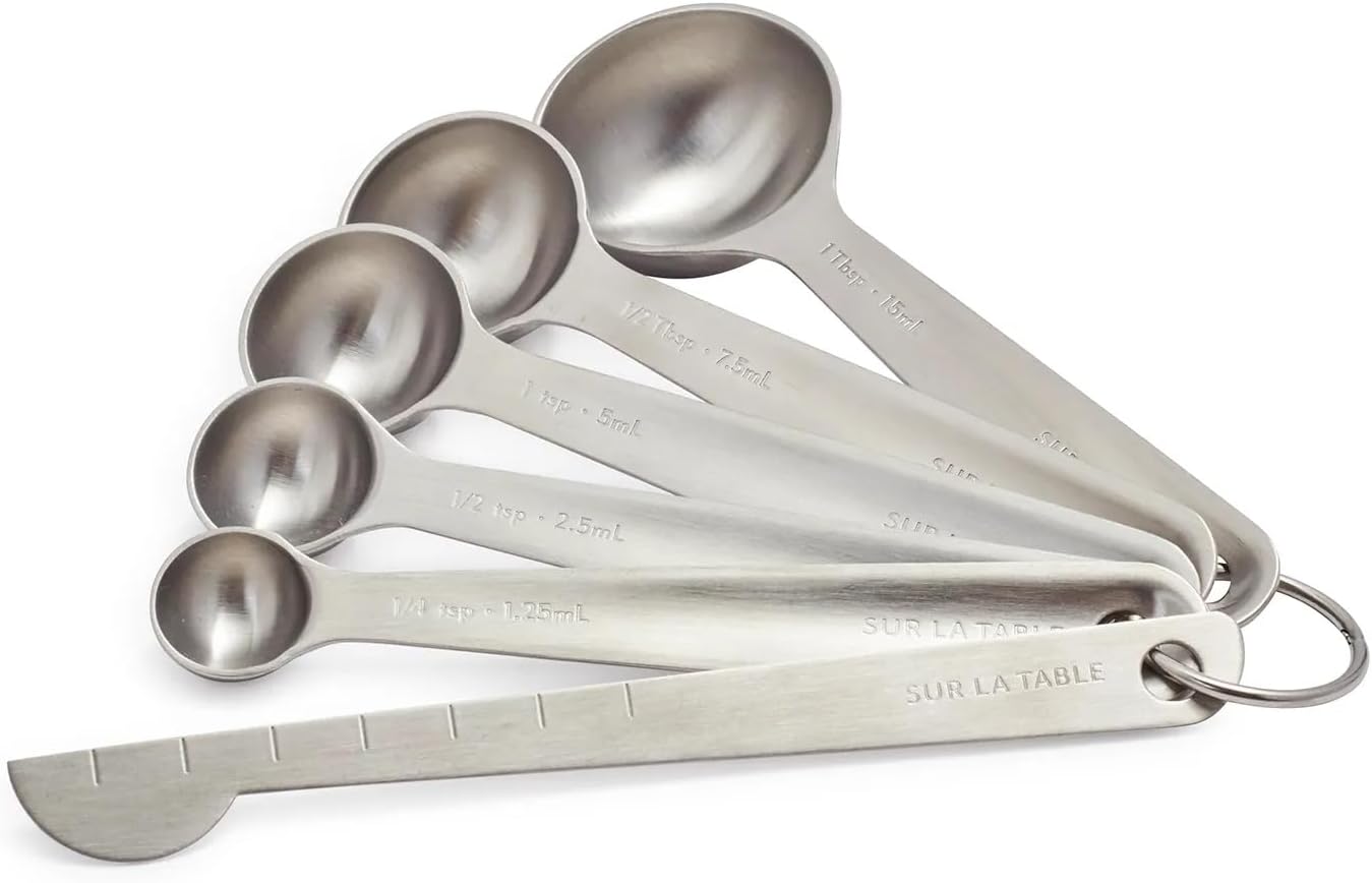 Round Measuring Spoons, Set of 6