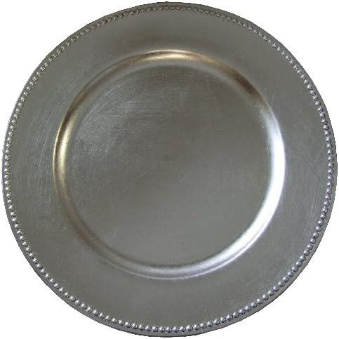 Table Top Classics Charger Plate Round Silver 13" #TRS-6629