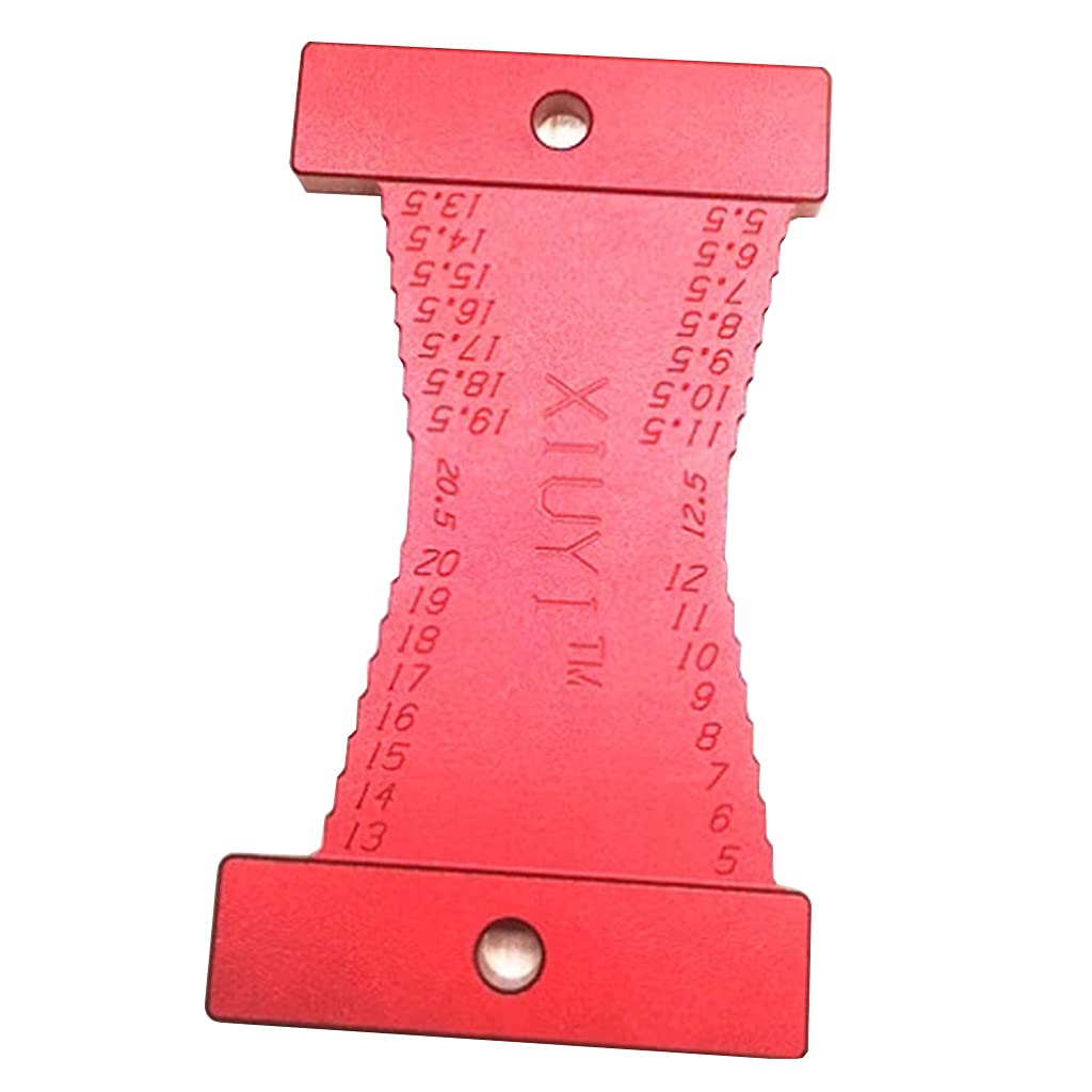 Buxuaaaa Red 21/36.5Mm Woodworking Altimeter High Circular Electric Table Milling Cutter Engraving Machine Ruler Measuring Tool Woodworking Measuring Tool Kits