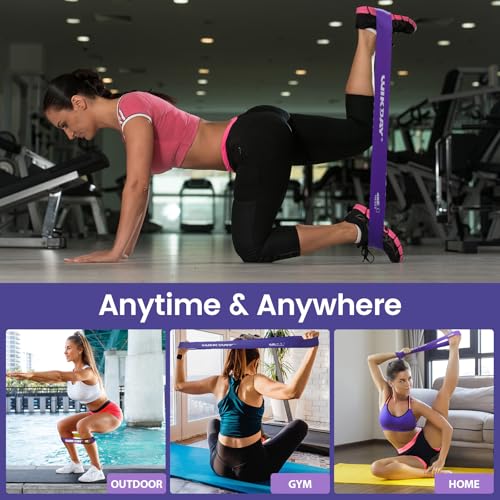 Image of WIKDAY Resistance Bands for Working Out Exercise Loop Bands Workout Bands Set for Men Women Body Stretching, Crossfit Training, Home Workout, Physical Therapy, Booty Legs, Set of 5