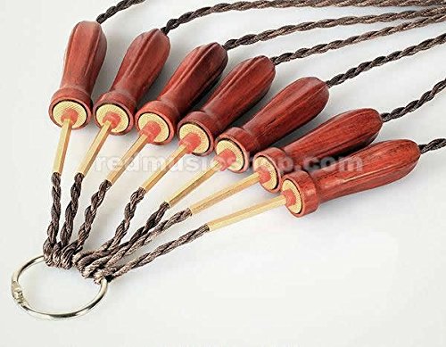 Guqin Tuning Pegs, All-purpose, Xuanji Brand, 1 Set (Red Sandalwood)