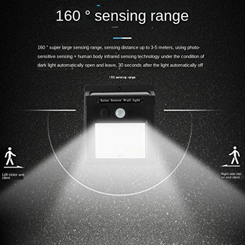 Sensor De Movimento PIR De Luz Solar Brilhante Para Decoração De Cerca De Jardim Doméstico