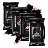 Body Prescriptions Body & Face Wipes - Body Wipes for Men, Shower Wipes, Gym Wipes, After Workout Wipes for a Quick Cleanup - Resealable Flip Top Pack, 4-Packs, Regular