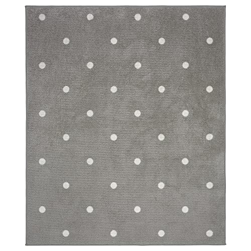 IKEA LEN rug, dotted/gray, 4...