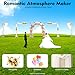 KAHYKLQI 10x50ft Pipe and Drape Backdrop Stand Kit,Heavy Duty Adjustable Backdrop Stand,Telescopic Metal Wedding Arch Frame with Base for DIY Balloon Party Birthday Event