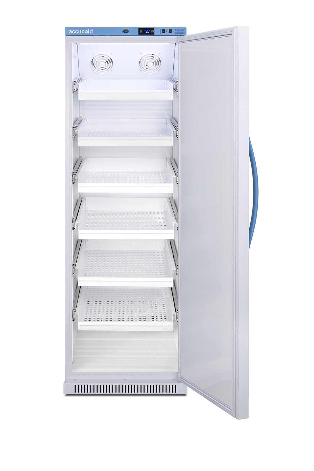 Summit Appliance ARS15PVDR Pharma-Vac 15 Cu.Ft. Upright Vaccine All-Refrigerator with Six Removable Ventilated Drawers, Silver-Ion Handle and Hospital Grade Cord with 'Green Dot' Plug on Fridge.com